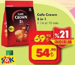 CAFE CROWN 3 İN1 KAHVE CAFE CROWN 3 İN1 KAHVE